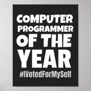 computer programmer of the year poster