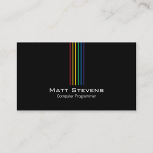 Computer Programmer Simple Business Card