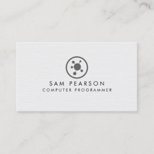 Computer Programmer Software Developer Business Card