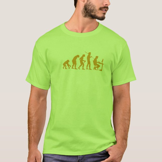 Computer programming evolution T-Shirt (Front)