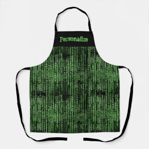 Computer Programming Matrix Data Personalised Apron