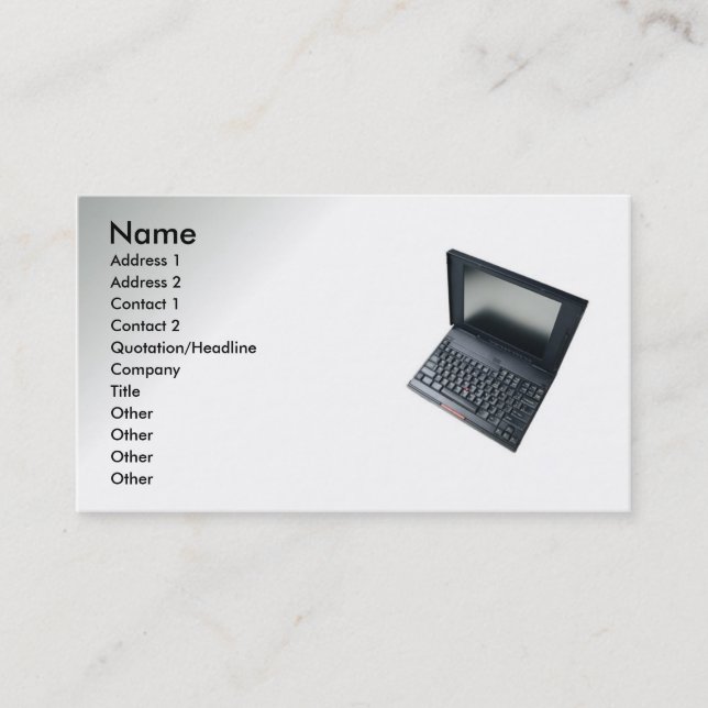 Computer Related Business Card (Front)