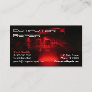 Computer Repair Business Card