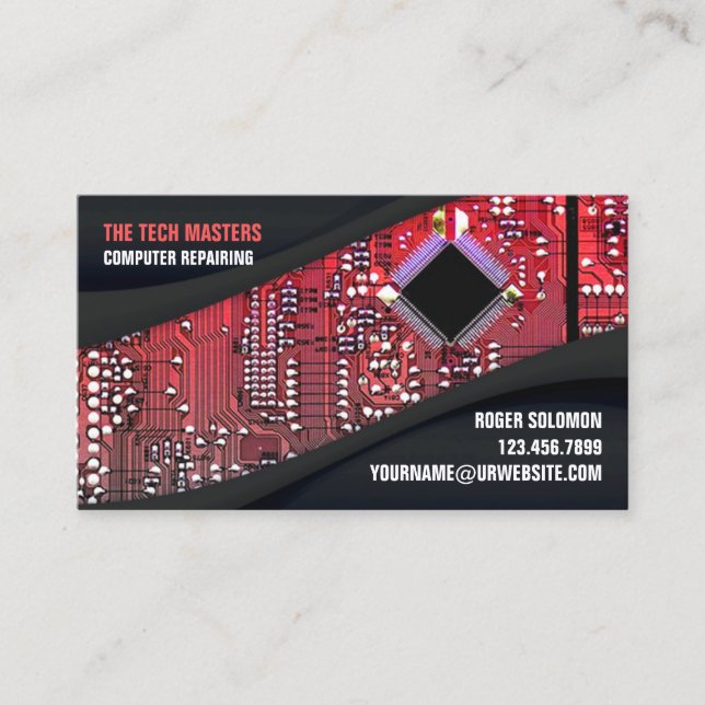 Computer Repair Business Card (Front)