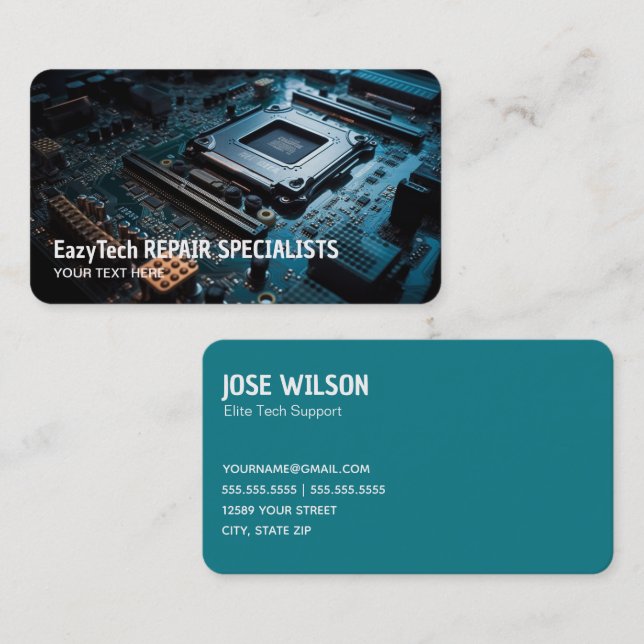 Computer Repair Business Card (Front/Back)