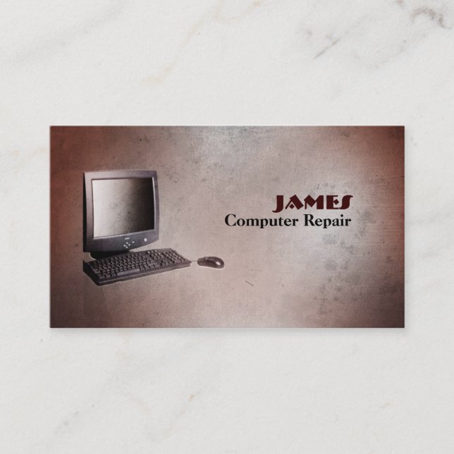 Computer Repair Business Cards (Front)