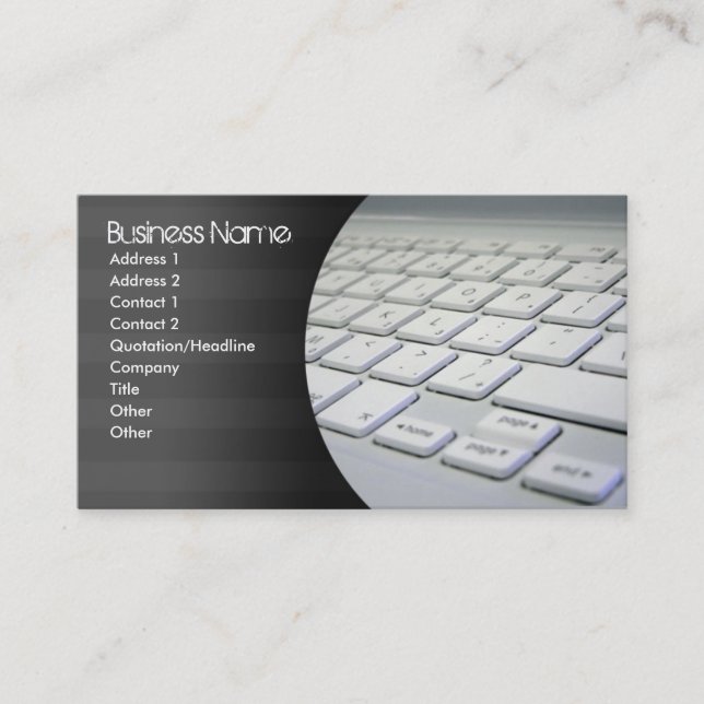 Computer Repair Business Cards (Front)