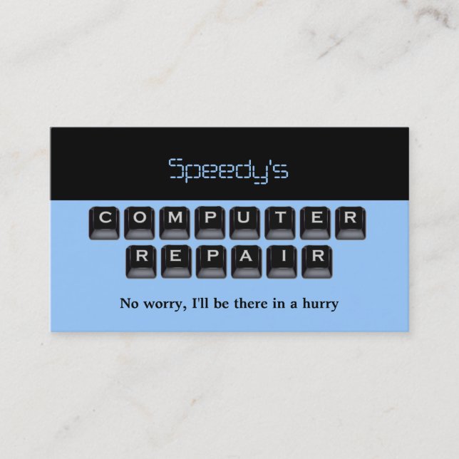 Computer Repair Business Cards (Front)