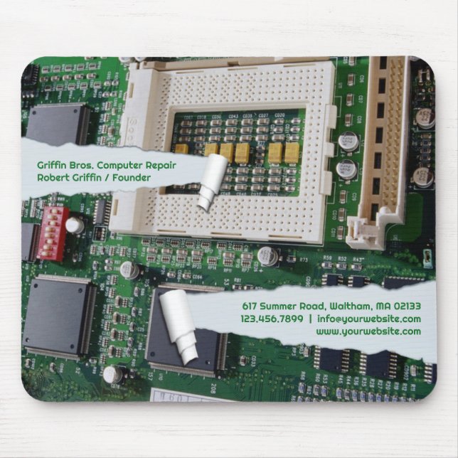 Computer Repair Mouse Pad (Front)