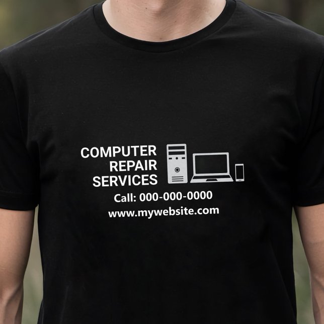 Computer Repair Services Tri-Blend Shirt (Computer Repair Services T-Shirt)