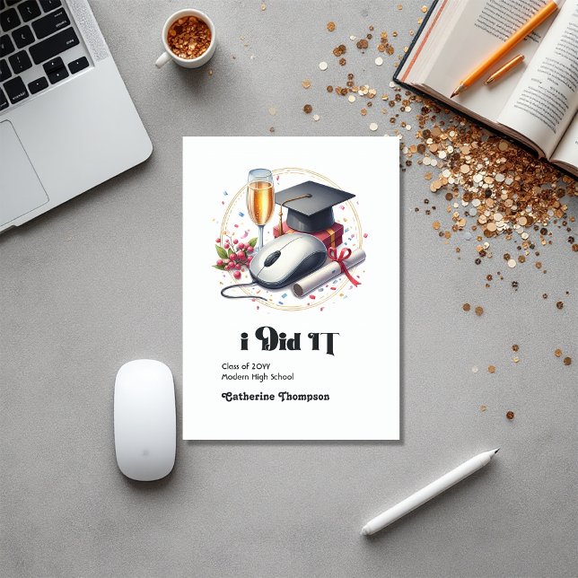 Computer Science and Information Graduation Photo Announcement (Computer Science and Information Graduation Photo Announcement)