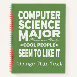 Computer Science College Major Cool People Notebook
