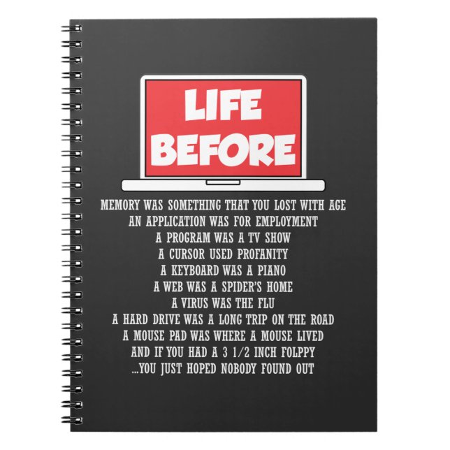 Computer Science Geek Programmer Software Coder Notebook (Front)