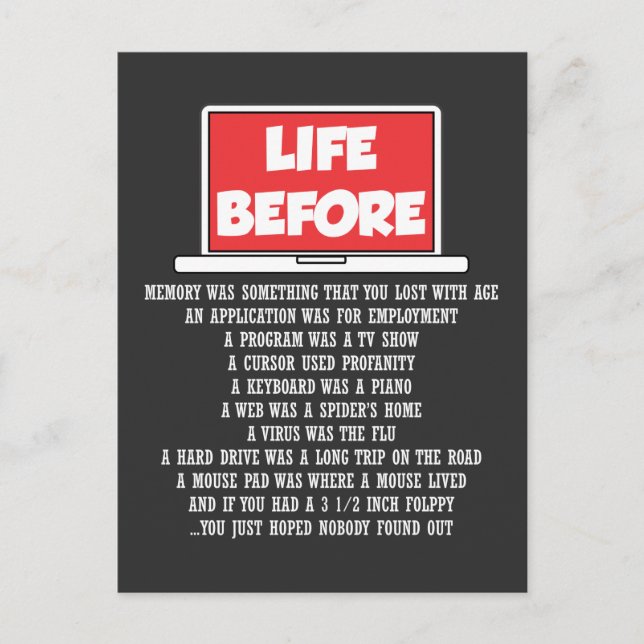 Computer Science Geek Programmer Software Coder Postcard (Front)