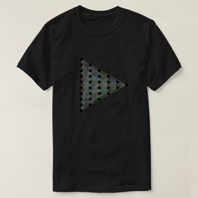 Computer Science Neural Network T-Shirt (Design Front)