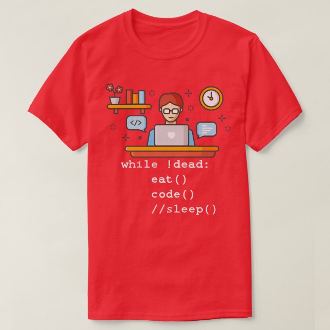 Computer Science Programming coder programmer Prem T-Shirt (Design Front)