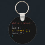 Computer Science Python Programmer Eat Code Sleep Key Ring<br><div class="desc">Computer Science Python Programmer Eat Code Sleep</div>
