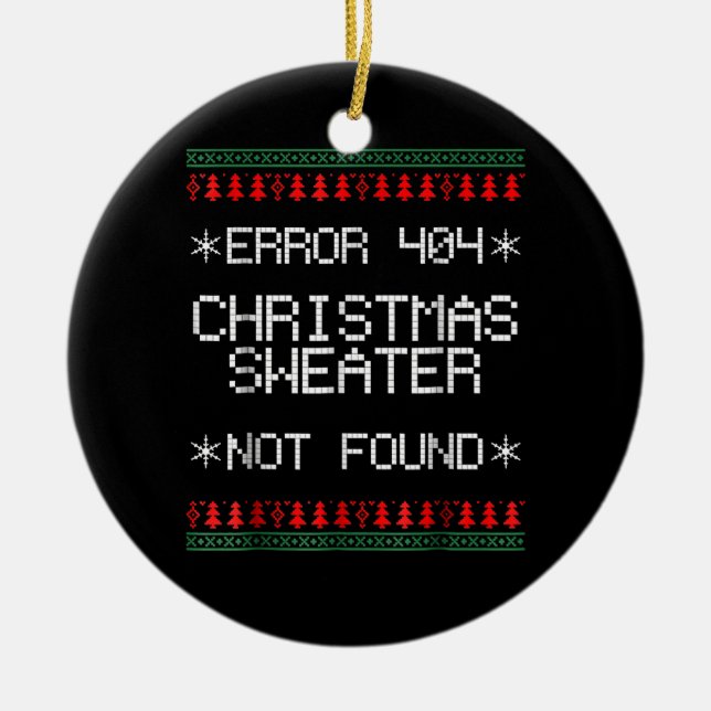Computer Science Software Engineer Funny Lovers Ceramic Tree Decoration (Front)