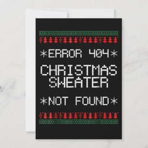 Computer Science Software Engineer Funny Lovers Holiday Card