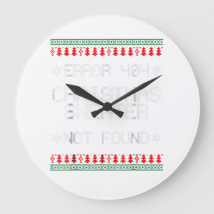 Computer Science Software Engineer Funny Lovers Large Clock