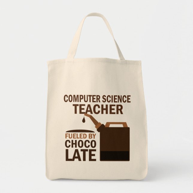 Computer Science Teacher (Funny) Gift Tote Bag (Front)