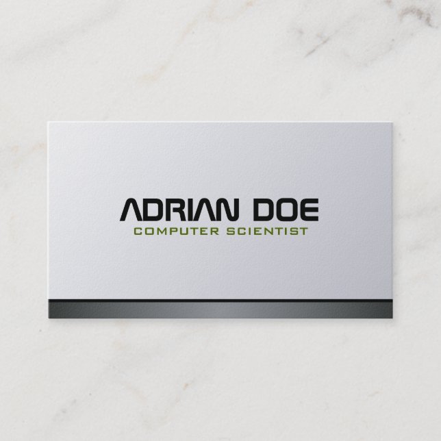 Computer Scientist - Business Cards (Front)