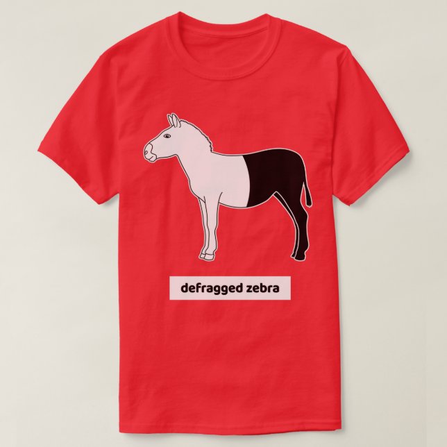 Computer Scientist Programmer Coding Coder Defragg T-Shirt (Design Front)