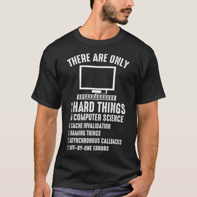 Computer Scientist Quote Coder Problems  Funny T-Shirt (Front)