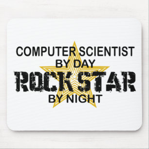 Computer Scientist Rock Star Mouse Mat