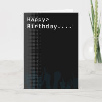 Computer screen Party theme Happy Birthday