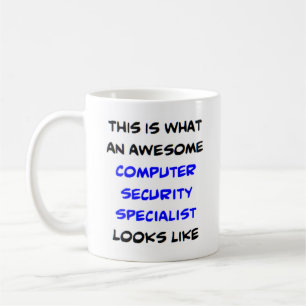 computer security specialist, awesome coffee mug