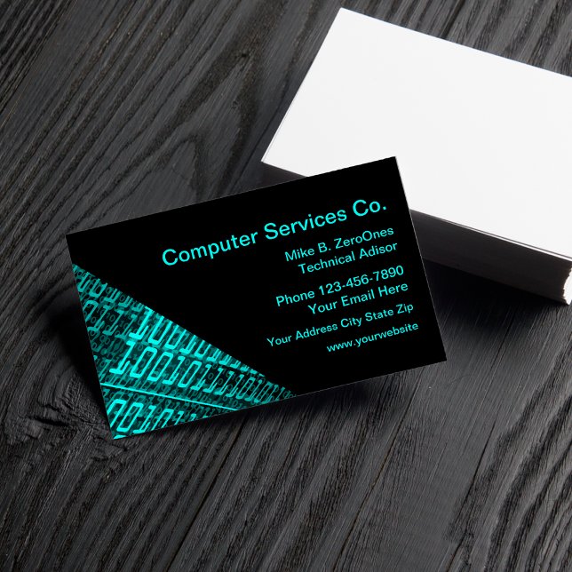 Computer Services Business Card (Creator Uploaded)