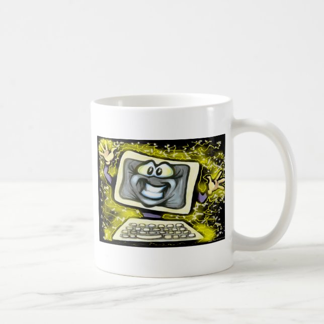 Computer Shock Coffee Mug (Right)