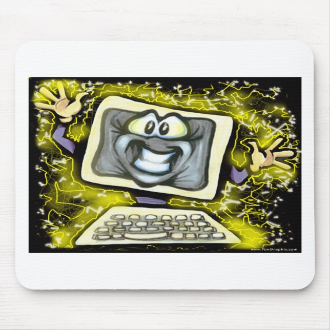 Computer Shock Mouse Mat (Front)