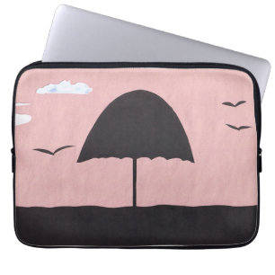 Computer Sleeve with Beach Scene