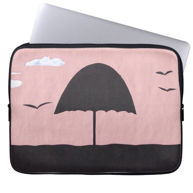 Computer Sleeve with Beach Scene (Front)