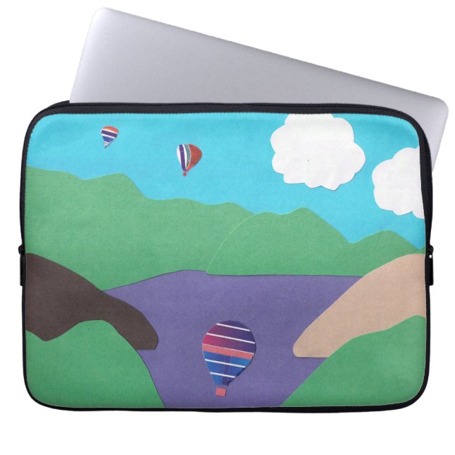 Computer Sleeve with Mountain Design (Front)