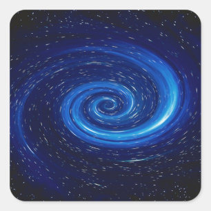 Computer Space Image Square Sticker