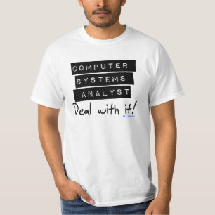 Computer Systems Analyst Fan Tee