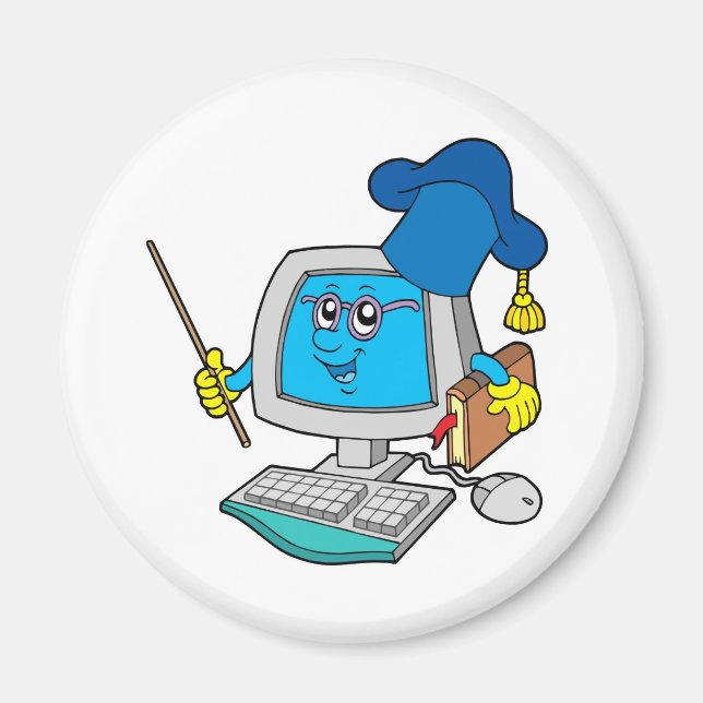 Computer teacher magnet (Front)
