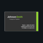 Computer Teacher - Modern Minimalist Green Business Card<br><div class="desc">Elevate your professional image with this expertly designed business card. Whether you're connecting with clients, expanding your network, or promoting your brand, this card delivers a polished and lasting impression. Zazzle's user-friendly customisation options make it easy to tailor the text, fonts, and layout to perfectly align with your brand's aesthetic....</div>