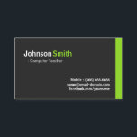 Computer Teacher - Modern Minimalist Green Business Card<br><div class="desc">Elevate your professional image with this expertly designed business card. Whether you're connecting with clients, expanding your network, or promoting your brand, this card delivers a polished and lasting impression. Zazzle's user-friendly customisation options make it easy to tailor the text, fonts, and layout to perfectly align with your brand's aesthetic....</div>