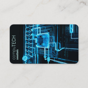 computer tech business card