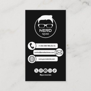Computer Tech Guy Nerdy Business Card
