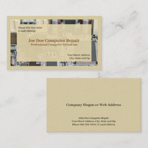 Computer Technician Programmer Business Card