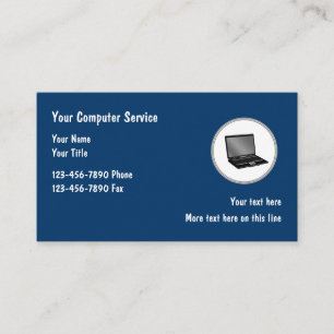 Computer Technology Theme Business Card Template
