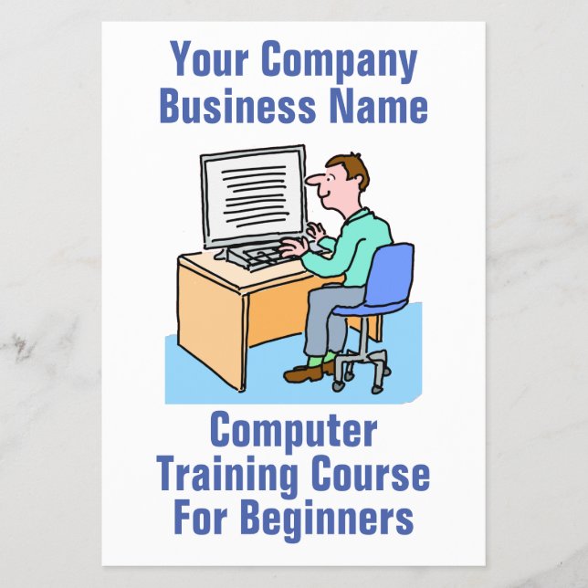 Computer Training Course Flyer (Front)