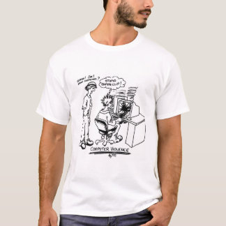 computer violence - no logo on back T-Shirt