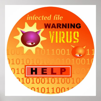 Computer Virus Poster