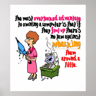 Computer Whacking is Allowed (1) Poster